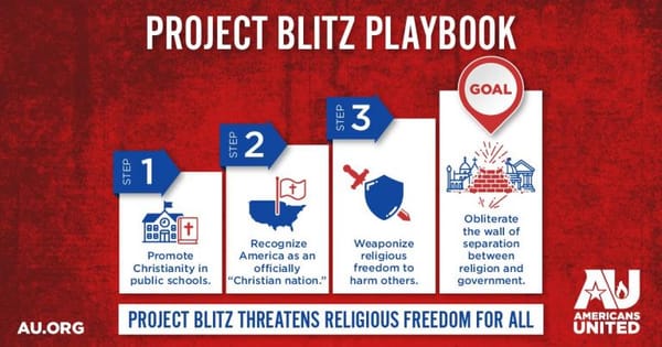 The Religious Right & Project Blitz
